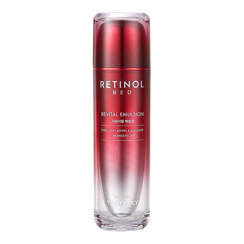 TonyMoly Red Retinol Revital Emulsion – jauninamoji regeneruojamoji emulsija
